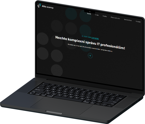 Ave-comp - redesign webu IT společnosti