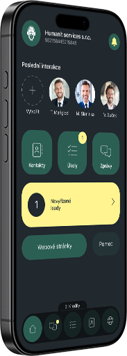 LeadAgent - mobilní CRM aplikace